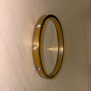 Gold and Crystal Bracelet by